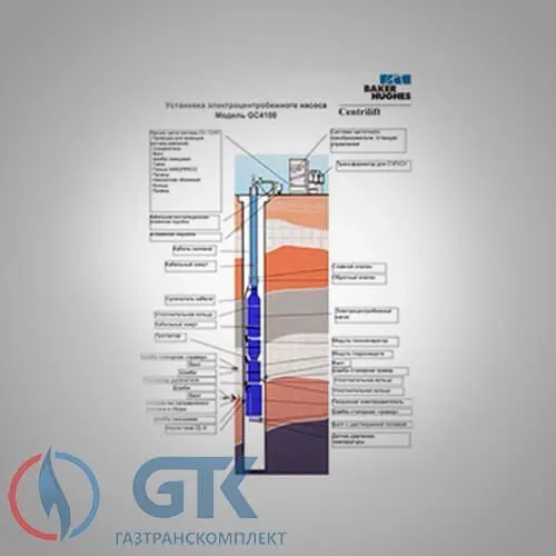Установка электроцентробежного насоса 513 GC4100 149 ступеней