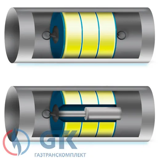 Поролоновые поршни ПБ и ПБТ с чередованием с резиной или полиуретаном