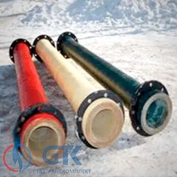 Трубы и отводы с внутренней футеровкой полиуретаном
